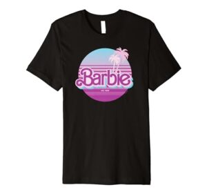 barbie - dream summer retro sunset premium t-shirt