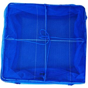 Toddmomy Fish Drying Net, 4 Layers Hanging Drying Fish Net Hanging Mesh Dryer Foldable Drying Net with Zippers Laundry Rack Net for Shrimp Fish Fruit Vegetables Herb