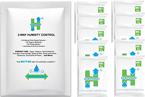 Humi-Smart 69% RH 2-Way Cigar Humidity Control Packet – 8 Gram 10 Pack