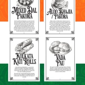 Indian Street Food Vegan Recipe Journal: 25 of the Most Popular Plant Based Street Food Recipes from India