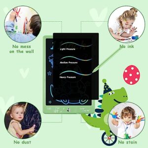 LCD Writing Tablet, 11 Inch Colorful Doodle Board Kids Drawing Tablet, Reusable Electronic Drawing Pad, Toddler Learning Educational Toys Gifts for 3 4 5 6 7 8 Years Old Girls Boys (Green)