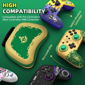 IINE Switch Controller, Wireless Switch Pro Controllers with Controller Storage Case, Switch Remote Gamepad with NFC, Turbo, Vibration, Wake Up and Motion Control Function