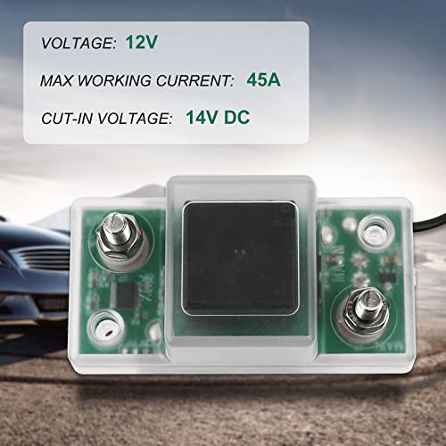 UTV-SBI-CM Dual Battery Connect & Monitor Kit Isolator with silicon insulators andDual Lock fastner for UTV ATV RV Car Truck Marine Boat Personal Watercraft All of the above with Lithium battery