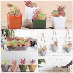 YdaBao Artificial Succulents Plants-9 Pcs Mini Fake Succulents Unpotted Faux Succulents Plants, Realistic Crafting Floral Decor for Home, Party, Office, Indoor & Outdoor