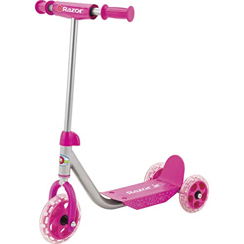 Razor A Kick Scooter for Kids - Lightweight, Foldable, Aluminum Frame, and Adjustable Handlebars & Jr. Lil' Kick Scooter