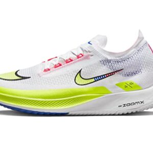 Nike Men's ZoomX Streakfly Racing Shoes (White/Black-Volt-Racer Blue, us_Footwear_Size_System, Adult, Men, Numeric, Medium, Numeric_8_Point_5) 8.5