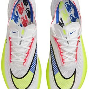 Nike Men's ZoomX Streakfly Racing Shoes (White/Black-Volt-Racer Blue, us_Footwear_Size_System, Adult, Men, Numeric, Medium, Numeric_8_Point_5) 8.5