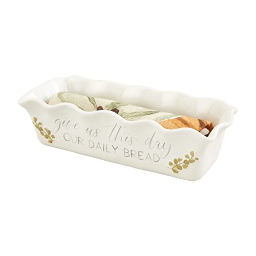 Mud Pie Gather Bread Baker, dish 4 1/2" x 11" | towel 26" x 16 1/2"