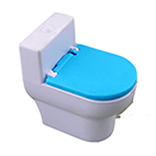 Replacement Parts for Barbie Malibu House Playset - FXG57 ~ Replacement White Toilet with Blue Lid