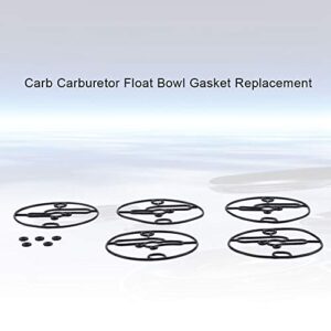 Ozgkee Bowl Lawn, 7x7x1 5Pcs Carb Carburetor Float Bowl Gasket Replacement Fit for Briggs & Stratton 698781