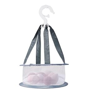 mini mesh shower dry basket, hanging drying net, bath dryer hanging mesh for makeup brush, beauty sponge egg blender, windproof airing drip dryer rack for bathroom, bathroom airing net basket