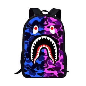 apqexbu teen school backpack, reusable schoolbag for men women water proof bookbag