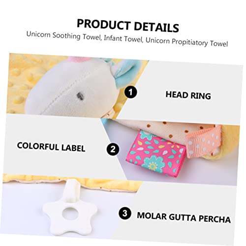 TOYANDONA Animal Security Blanket Baby Comforter Toy Animals Baby Animal Baby Blanket Doll Comforter Toy Comforter Doll Safety Blanket Appease Baby Down Cotton Bibs Baby Security Blanket