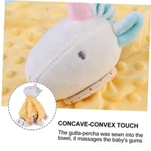 TOYANDONA Animal Security Blanket Baby Comforter Toy Animals Baby Animal Baby Blanket Doll Comforter Toy Comforter Doll Safety Blanket Appease Baby Down Cotton Bibs Baby Security Blanket