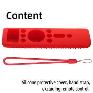 Silicone Cover for VIZIO XRT260 Smart TV Remote VIZIO XRT260 Silicone Case Cover Shockproof Anti Slip Silicone Skin Sleeve with Lanyard(Pink)