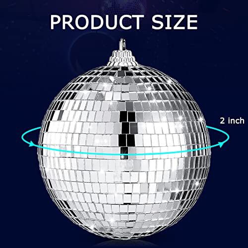 Wtpncil Disco Balls Ornaments, Disco Balls, Disco Ball Decor, Disco Ball for Party Decorations - 12 PCS(2 inch)