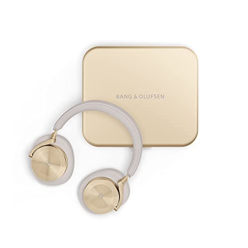 Bang & Olufsen Beoplay H95 Premium Comfortable Wireless Active Noise Cancelling (ANC) Over-Ear Headphones with Protective Carrying Case, Gold Tone (Renewed Premium)