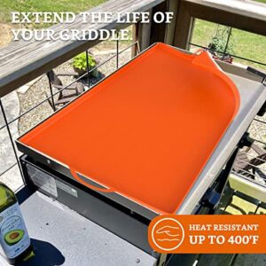 colpart 36" Silicone Grill Mat for Blackstone Griddle Mat 36 inch for Blackstone Grill Cover Heavy Duty Food Grade-BBQ Silicone Utensil Mat Protect from Rust，Insects, Debris