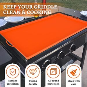 colpart 36" Silicone Grill Mat for Blackstone Griddle Mat 36 inch for Blackstone Grill Cover Heavy Duty Food Grade-BBQ Silicone Utensil Mat Protect from Rust，Insects, Debris