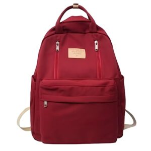 kekemi simple modern backpack women waterproof laptop bags lightweight travel rucksack bags aesthetic canvas daypacks