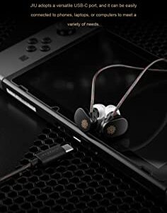 Moondrop JIU Earphone DSP 10mm High-Performance Dynamic IEMs MEMS Microphone USB-C Port in-Ear Earphone