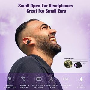 Clip On Open Ear Headphones Wireless Ear Clips Ear Buds Clip On Earbuds Wireless Ear Clip Bone Conduction Headphones Bluetooth Bone Conduction Earbuds Headset Earphones