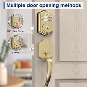 Smart Lock,Door Lock with Keypad-Keyless Entry Keypad Smart Deadbolt