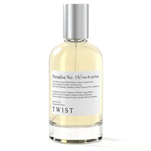twist paradise no. 19 inspired by tf lost cherry, long lasting perfume for women & men, edp - 100 ml | 3.4 fl. oz.
