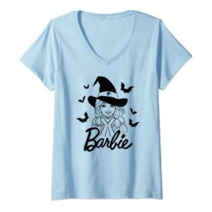 Barbie - Barbie With Bats V-Neck T-Shirt