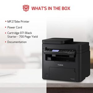 imageCLASS MF273dw - Wireless Monochrome Laser Printer, Print, Copy and Scan with Auto Document Feeder, Black