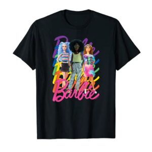 Barbie - Pride Rainbow Logo 3 Dolls T-Shirt