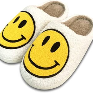 YJJY Kids Smile Face Slippers Girls Slippers for Kids Boys Soft Lightweight Cozy Indoor and Outdoor