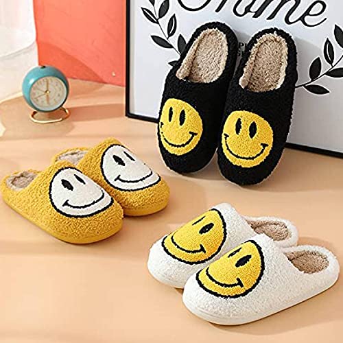 YJJY Kids Smile Face Slippers Girls Slippers for Kids Boys Soft Lightweight Cozy Indoor and Outdoor