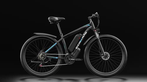 EXRBYKO 29” Electric Bike for Adults with 750W Brushless Motor 48V 15AH 720WH Battery, Up to 65 Miles 32MPH Mountain Ebike with 21-Speed Gears, IP7 Waterproof Electric Bicycle E Bike for Commuter