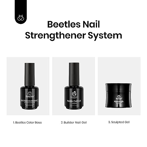 Beetles Color Base Gel Nail Polish 6 Colors Nude Rubber Base Gel Polish Porcelain Doll Pink Nail Polish Nude Nail Polish Neutral Sheer Colors Strengthener Soak Off U V Nail Art DIY Home