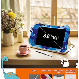 VNVDFLM 8.8 Dino LCD Writing Tablet for Kids Doodle Board Drawing Pad Birthday Gifts for 3 4 5 6 7 8 Year Old Boys and Girls (Blue Camo)