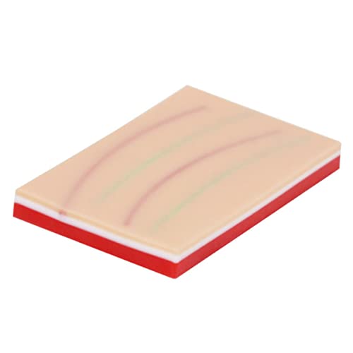 ULTECHNOVO Iv Practice Suture Practice Pad Iv Practice Arm with Veins Injection Training Model Skin Injecting Training Model Silicone Injection Training Pad Injection Practice Kit Nurse Major