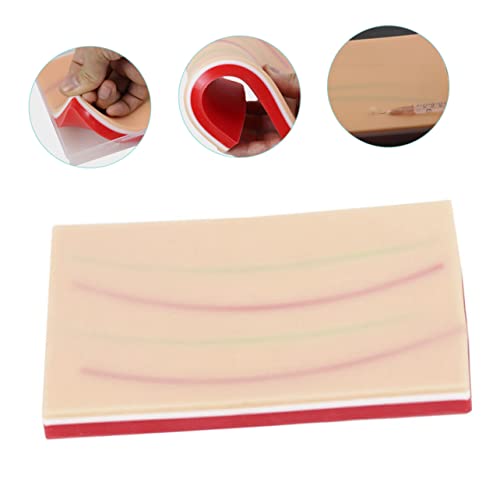ULTECHNOVO Iv Practice Suture Practice Pad Iv Practice Arm with Veins Injection Training Model Skin Injecting Training Model Silicone Injection Training Pad Injection Practice Kit Nurse Major
