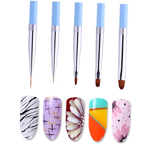 Ciieeo Pedicure Pen 1pc Para Uñas Acrilicas Nail Painting Pens Nail Brush Nail Pen Girl The Brush Acrylic Nail Brush Nail Design Pen