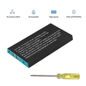 TAYUZH【1000mAh Battery Replacement for Nintendo Gameboy Advance SP Rechargeable Lithium-ion Battery for Nintendo GBA SP AGS-001 SAM-003 with Screwdriver