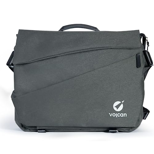 Volcan Messenger Satchel Bag, Small & Well-Made, Lightweight All-in-One Practical Duffel Weekender Bag for Men and Women, Water Repellent, Tear Resistant, Ideal for Daily Carry-to-Work, All is well