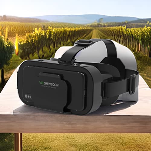 VR SHINECON VR Headset Compatible with iPhone & Android Virtual Reality VR Goggles