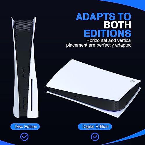 Dust Cover for PS5, PS5 Accessories, Dust Filter for Playstation 5 Console, Anti Pet Hair, Compatible with Disc/Digital Edition