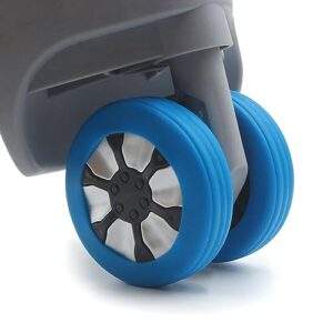 uinhuine 9pack luggage suitcase wheels cover carry on luggage wheels cover for most 8-spinner wheels luggage sets