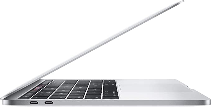 2019 Apple MacBook Pro with 1.7GHz Intel Core i7 (13-inch, 16GB RAM, 512GB SSD Storage) (QWERTY English) Silver (Renewed)