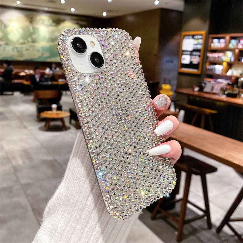 redecarie for Galaxy Note 10 Plus Case,Luxury Bling Glitter Diamond Shiny Sparkle Crystal Rhinestone Women Girls Kids Clear Protective Phone Cover for Samsung Galaxy Note 10 Plus