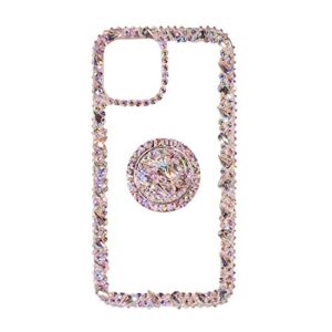 redecarie for galaxy note 10 plus case,luxury bling glitter diamond ring holder kickstand sparkle crystal rhinestone women girls kids clear protective phone cover for samsung galaxy note 10 plus