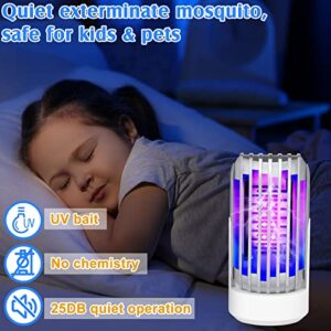 Qualirey 12 Pcs Indoor Bug Zappers, Plug in Bug Zapper Indoor Electronic Mosquitoes Killer Mosquito Repellent Zapper Indoor Mosquito Zapper Fly Trap with Purple Light for Home Bedroom Office