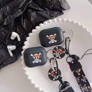 NOLEGA with Anime Lanyard Keychain Airpod 3rd Generation Case Cover（2021 Release） Personalised Anime and Unique TPU Process Frosted Soft Airpod 3rd Case