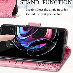 HUANGTAOLI Diamond Bling PU Leather Wallet Cover for Oppo A57 5G, Card Slots Stand Magnetic Closure Flip Phone Case for Oppo A57 5G